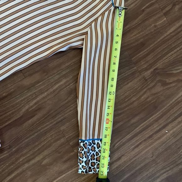 Scotch & Soda Striped and Leopard Print Blouse - Picture 6 of 6